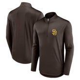 San Diego Padres Fanatics Quarterback Quarter-Zip Top On Sale