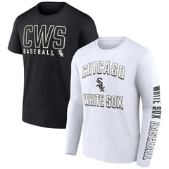 Chicago White Sox Fanatics Two-Pack Combo T-Shirt Set Lifestyle