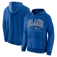 Fanatics - Orlando Magic Foul Trouble Snow Wash Raglan Pullover Hoodie - Heather Blue