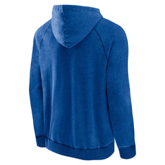 Fanatics - Orlando Magic Foul Trouble Snow Wash Raglan Pullover Hoodie - Heather Blue