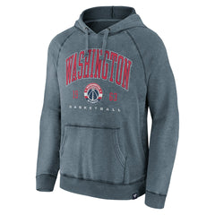 Fanatics - Washington Wizards Foul Trouble Snow Wash Raglan Pullover Hoodie - Heather Navy