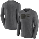 Fanatics - Miami Heat Three-Point Play T-Shirt - Heather Charcoal