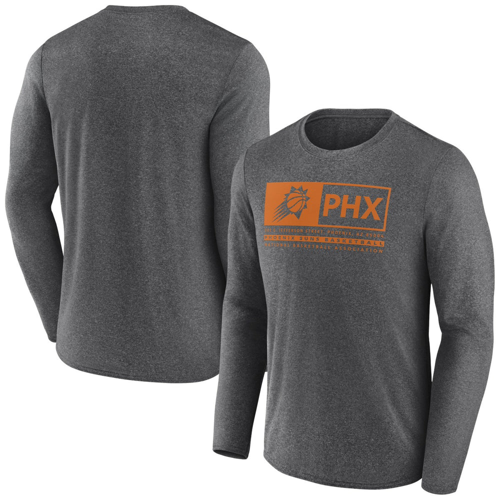 Fanatics - Phoenix Suns Three-Point Play T-Shirt - Heather Charcoal
