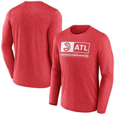 Fanatics - Atlanta Hawks Three-Point Play T-Shirt - Heather Red