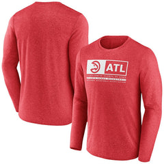 Fanatics - Atlanta Hawks Three-Point Play T-Shirt - Heather Red