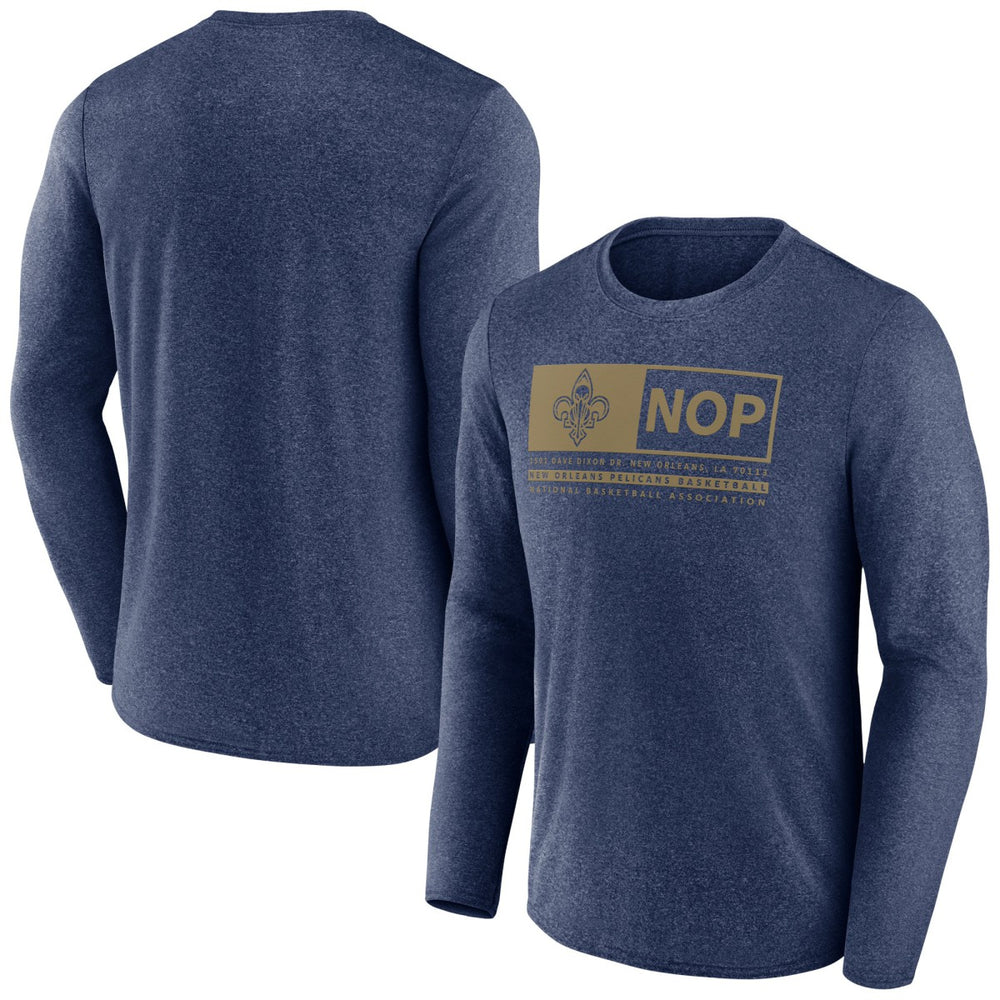 Fanatics - New Orleans Pelicans Three-Point Play T-Shirt - Heather Navy