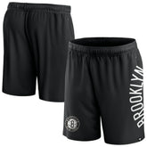 Fanatics - Brooklyn Nets Post Up Mesh Shorts - Black