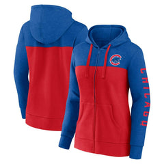 Chicago Cubs Fanatics Women's City Ties Hoodie Full-Zip Sweatshirt discount