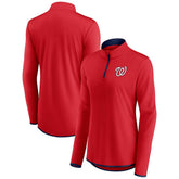 Washington Nationals Fanatics Women's Corner Quarter-Zip Top Lifestyle