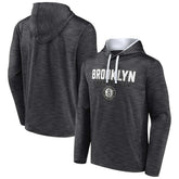 Fanatics - Brooklyn Nets Fast Break Pullover Hoodie - Heather Charcoal