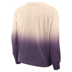 Fanatics - Phoenix Suns Women's Lounge Arch Raglan Pullover Sweatshirt - Tan/Purple