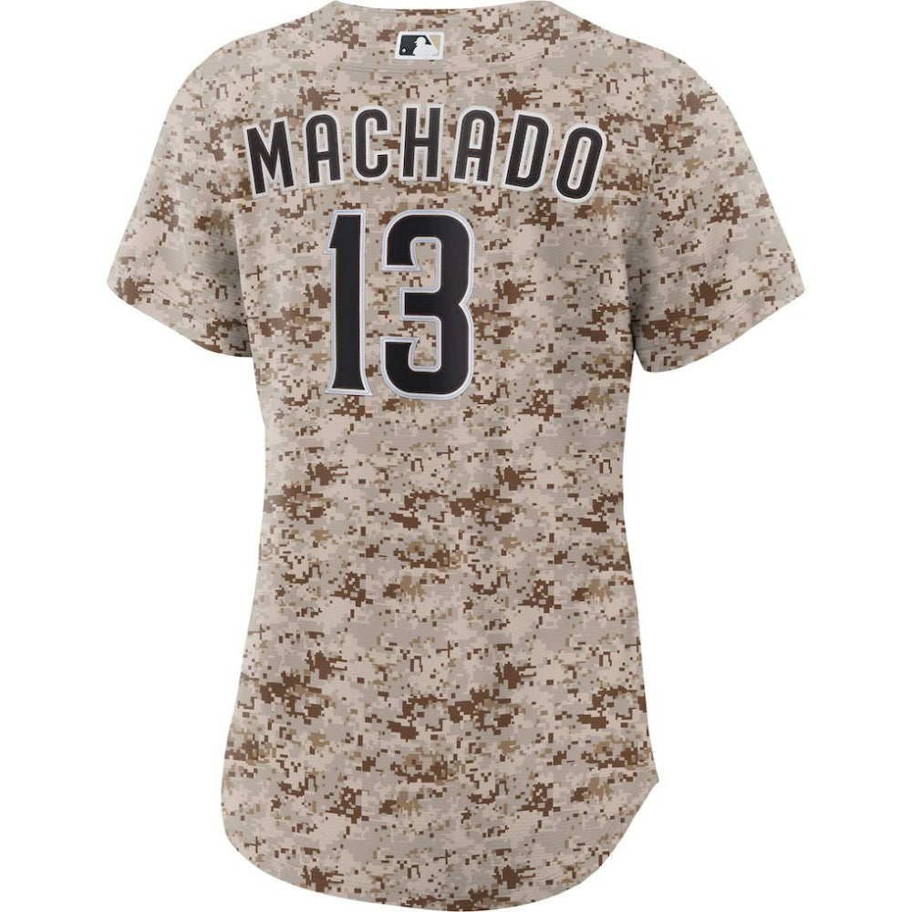 Manny Machado San Diego Padres Nike Women's USMC Alternate Replica Player Jersey - Camo | MLB Jerseys