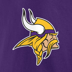 T.J. Hockenson Minnesota Vikings Icon Player Name & Number T-Shirt Purple - NFL