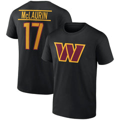 Terry McLaurin Washington Commanders Icon Player Name & Number T-Shirt Black - NFL