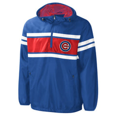 Chicago Cubs G-III Sports by Carl Banks Game Score Quarter-Zip Windbreaker On Sale