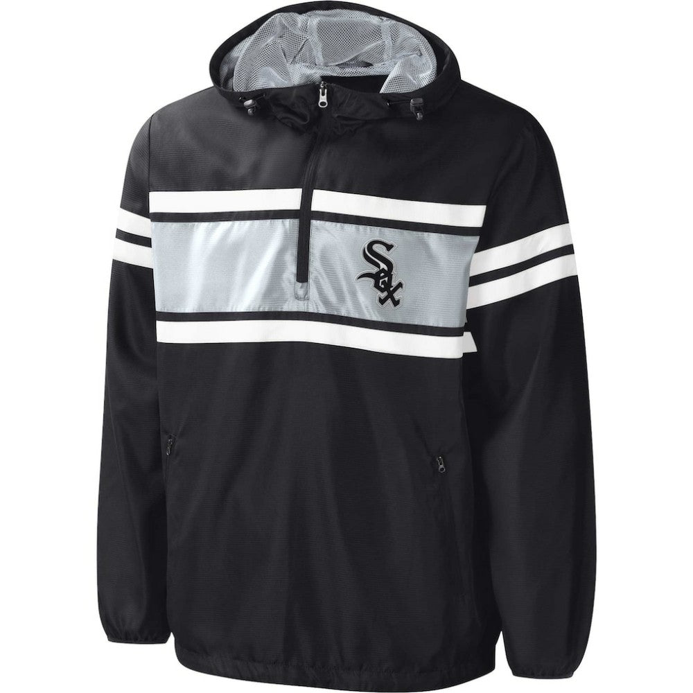 Chicago White Sox G-III Sports by Carl Banks Game Score Quarter-Zip Windbreaker Sale