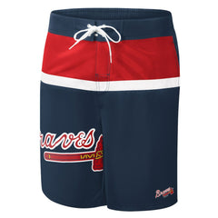 Atlanta Braves G-III Sports by Carl Banks Sea Wind Swim Shorts On Sale