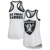 Las Vegas Raiders G-III 4Her by Carl Banks Women's Tater Tank Top White - NFL