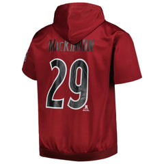 Nathan MacKinnon Colorado Avalanche - Fanatics Big & Tall Name & Number Pullover Hoodie Burgundy