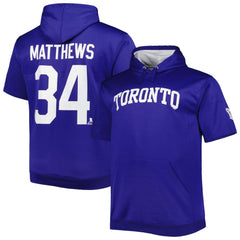Auston Matthews Toronto Maple Leafs - Fanatics Big & Tall Name & Number Pullover Hoodie Blue