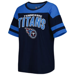Tennessee Titans G-III 4Her by Carl Banks Women's Play the Ball T-Shirt Navy/Light Blue - NFL