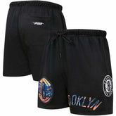 NBA - Brooklyn Nets Pro Standard City Scape Mesh Shorts - Black