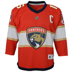 Aleksander Barkov Florida Panthers - Youth Home Captain Replica Player Jersey Red