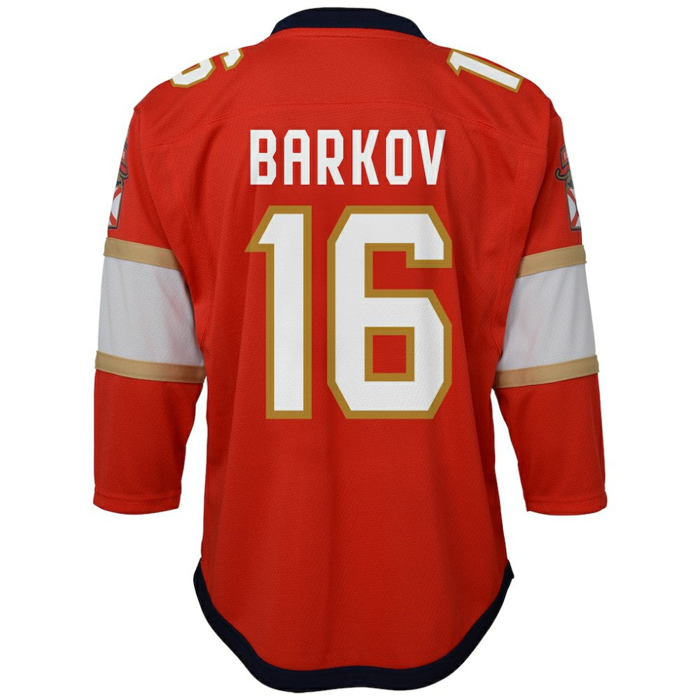 Aleksander Barkov Florida Panthers Youth Home Captain Replica Player Jersey - Red | NHL Jerseys