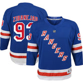 Mika Zibanejad New York Rangers Youth Home Replica Player Jersey Blue