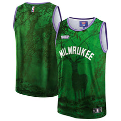 Fanatics - Milwaukee Bucks NBA & KidSuper Studios Unisex Hometown Jersey - Green