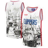 Fanatics - LA Clippers NBA & KidSuper Studios Unisex Hometown Jersey - Gray