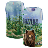 Fanatics - Memphis Grizzlies NBA & KidSuper Studios Unisex Hometown Jersey - Teal