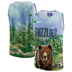 Fanatics - Memphis Grizzlies NBA & KidSuper Studios Unisex Hometown Jersey - Teal