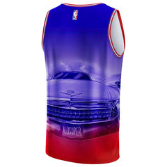Fanatics - Detroit Pistons NBA & KidSuper Studios Unisex Hometown Jersey - Red