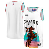 Fanatics - San Antonio Spurs NBA & KidSuper Studios Unisex Hometown Jersey - White