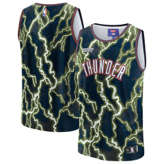Fanatics - Oklahoma City Thunder NBA & KidSuper Studios Unisex Hometown Jersey - Black