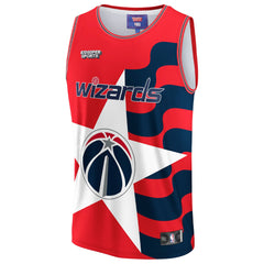 Fanatics - Washington Wizards NBA & KidSuper Studios Unisex Hometown Jersey - Red