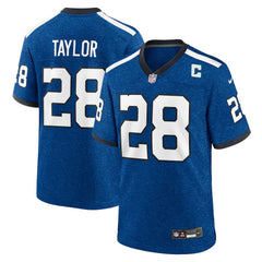 Jonathan Taylor Indianapolis Colts Indiana Nights Alternate Game Jersey Royal - Nike