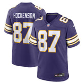 T.J. Hockenson Minnesota Vikings Classic Player Game Jersey Purple - Nike