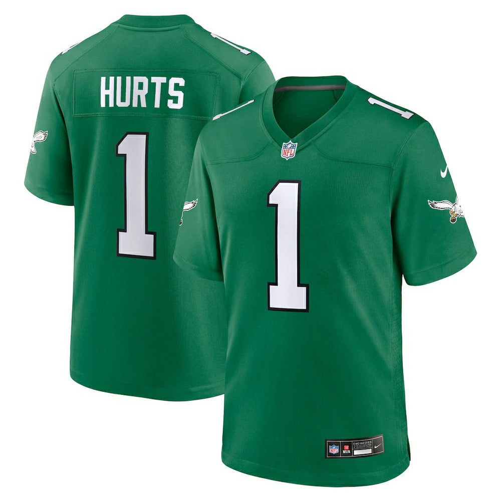 Jalen Hurts Philadelphia Eagles Alternate Game Player Jersey Kelly Green - Nike