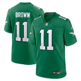 A.J. Brown Philadelphia Eagles Alternate Game Player Jersey Kelly Green - Nike