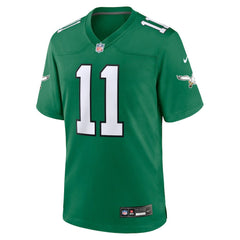 A.J. Brown Philadelphia Eagles Alternate Game Player Jersey Kelly Green - Nike