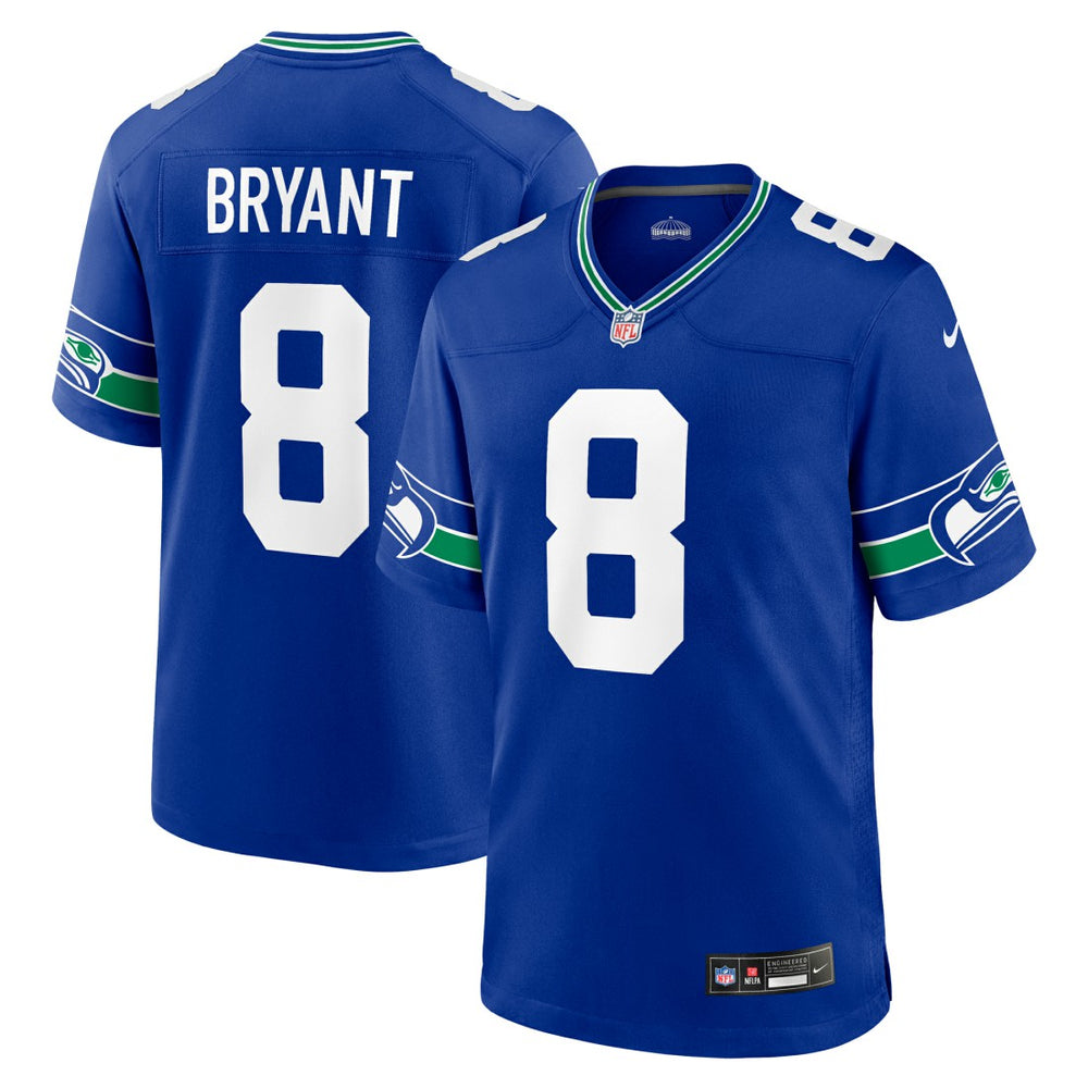 Coby Bryant Seattle Seahawks Throwback Player Game Jersey Royal - Nike