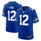 12s Seattle Seahawks Throwback Player Game Jersey Royal - Nike