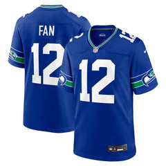 12s Seattle Seahawks Throwback Player Game Jersey Royal - Nike
