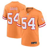 Lavonte David Tampa Bay Buccaneers Throwback Game Jersey Orange - Nike