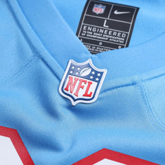 Jeffery Simmons Tennessee Titans Oilers Throwback Alternate Game Player Jersey Light Blue - Nike