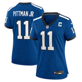 Michael Pittman Jr. Indianapolis Colts Women's Indiana Nights Alternate Game Jersey Royal - Nike