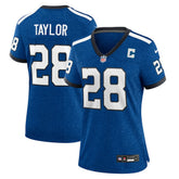 Jonathan Taylor Indianapolis Colts Women's Indiana Nights Alternate Game Jersey Royal - Nike