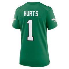 Jalen Hurts Philadelphia Eagles Women's Game Player Jersey Kelly Green - Nike